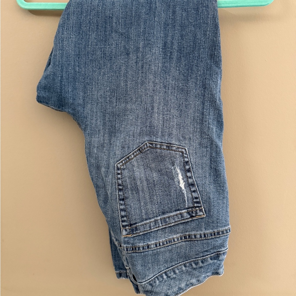 Torrid Blue Distressed Boyfriend Jeans - Picture 9 of 9